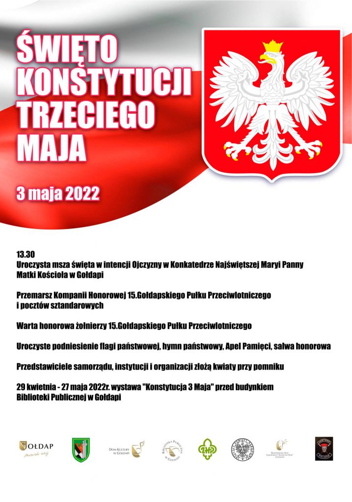Obchody Święta Konstytucji 3go Maja » Uzdrowisko Gołdap - Mazurski Zdrój